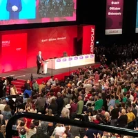 Politics students at Labour Party Sept 2019 (2)