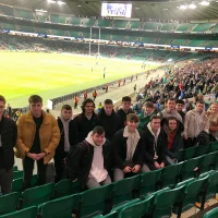 Sports students at Varsity Game, Twickenham (Dec 2018) 3